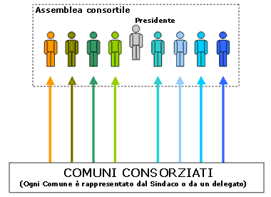 Schema componenti dell'Assemblea Consortile